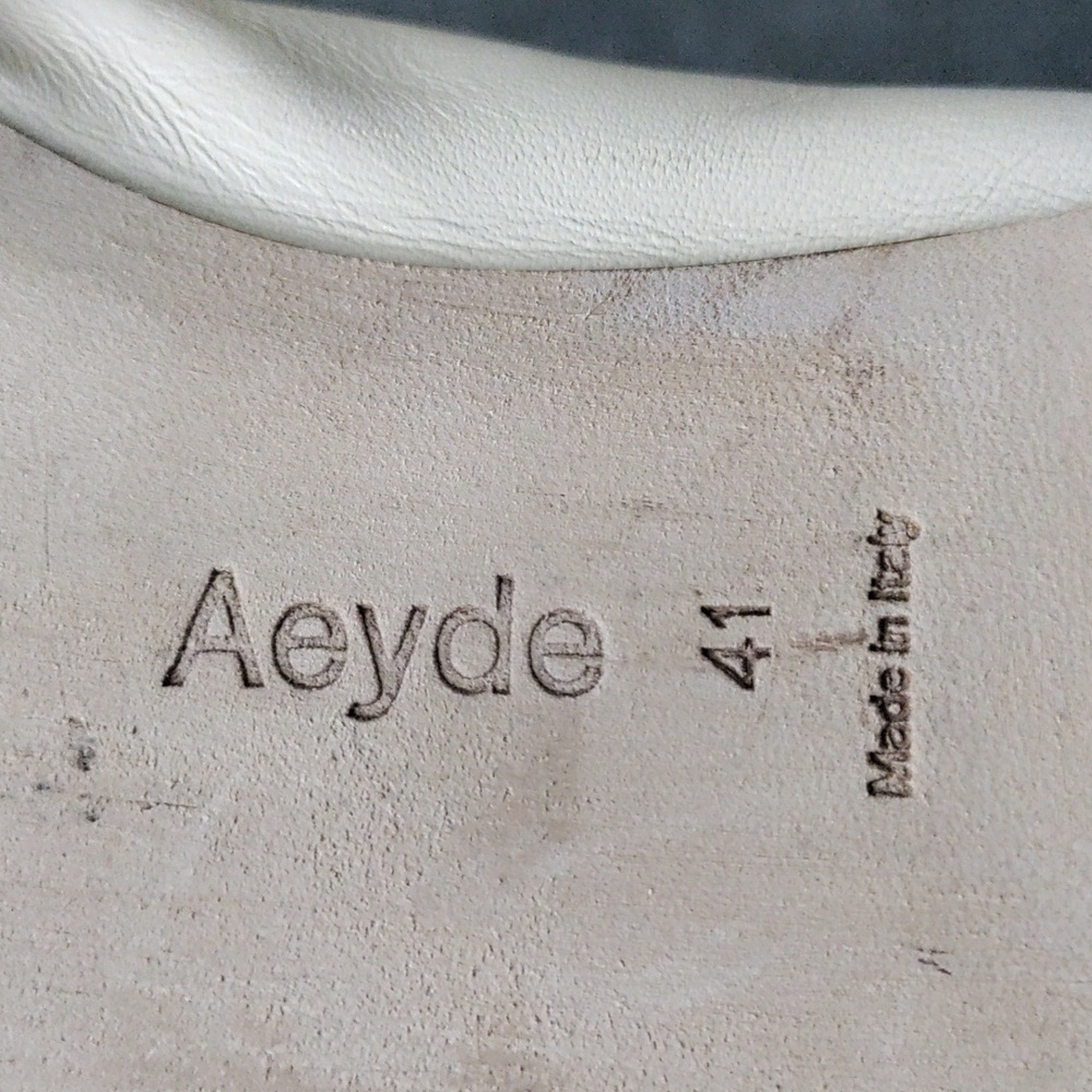 Aeyde "Uma" Leather Mary-Jane Flats - Picture 10 of 16